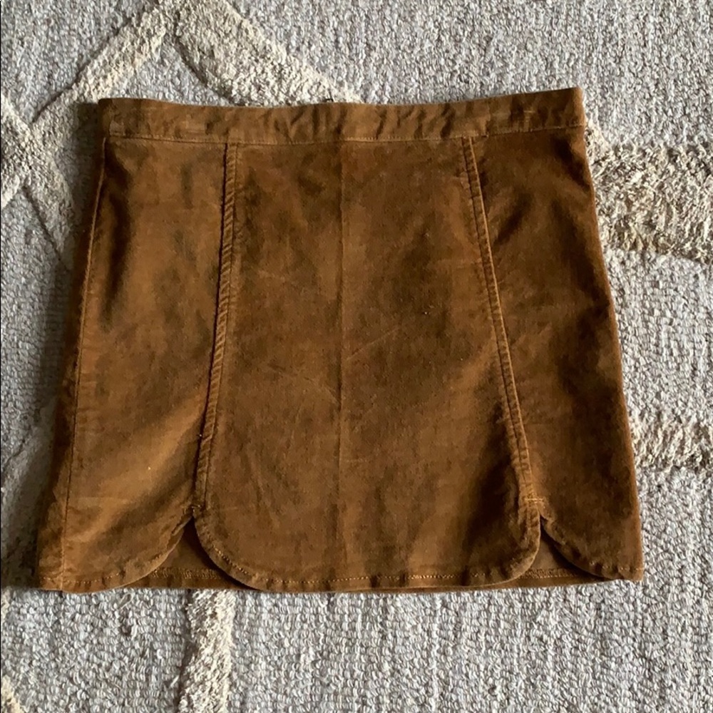 Brandy Melville Velvet Skirt